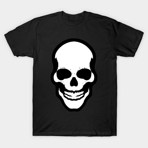 Grinning Skull T-Shirt by Oolong